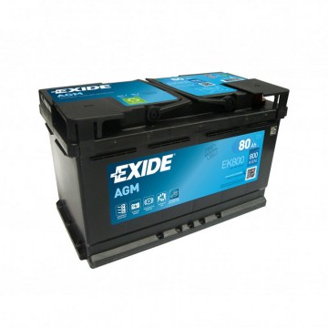 EXIDE AGM EK800 80Ah R+800A4